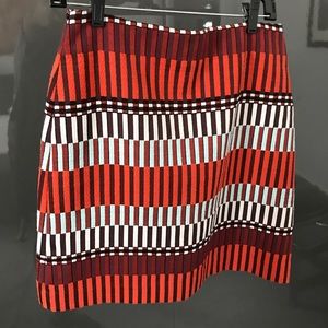 Ann Taylor print skirt size 4 fits a 6